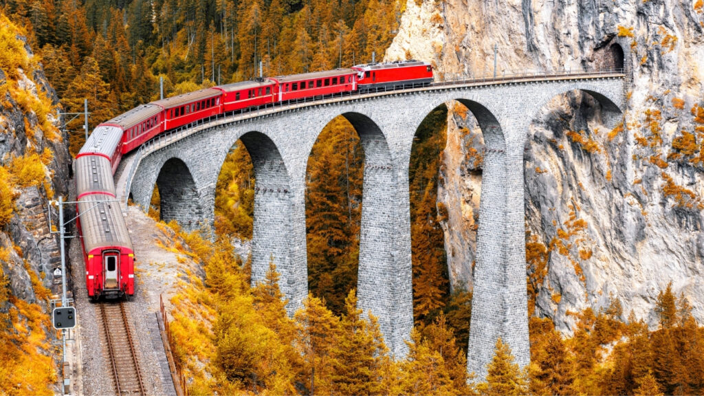 Uma das viagens de trem mais bonitas do mundo