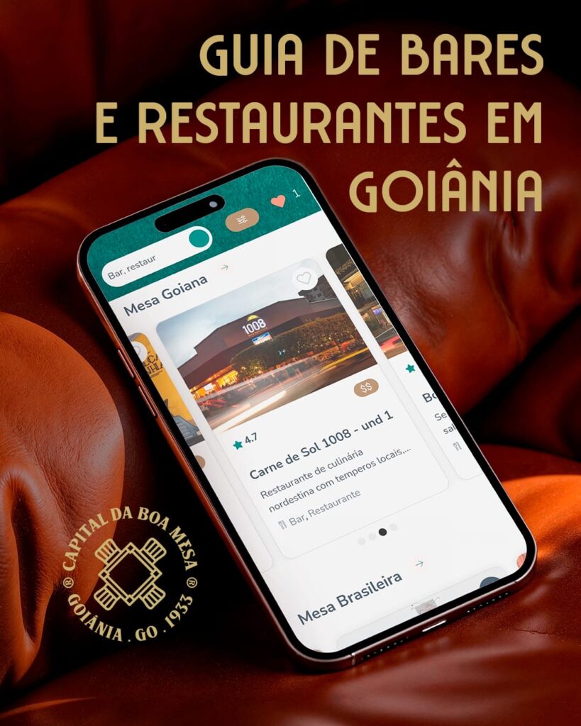 Goiânia lança guia gastronômico trilíngue com inteligência artificial para orientar turistas e moradores