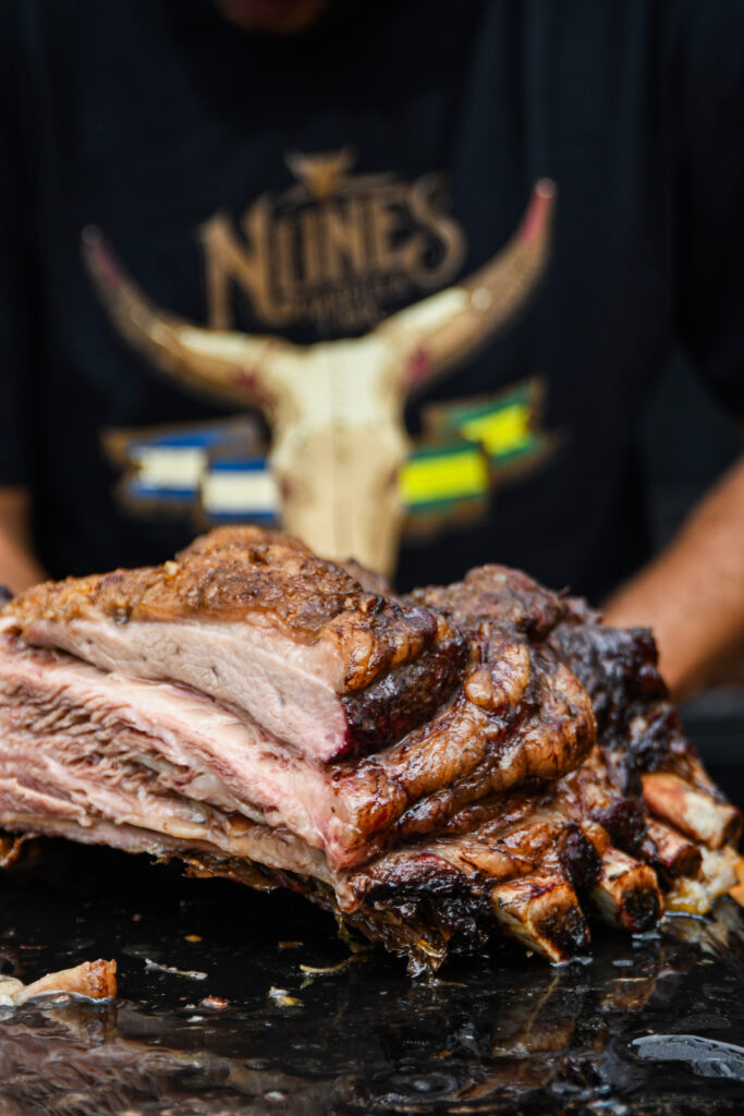 Pratos servidos no festival Nunes parrilla