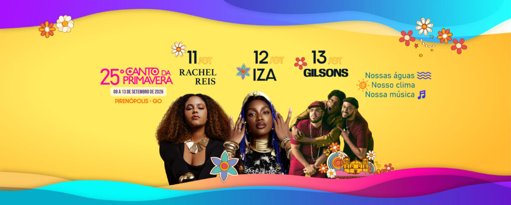 Canto da Primavera 2026 abre inscrições para artistas e promete movimentar Pirenópolis em setembro