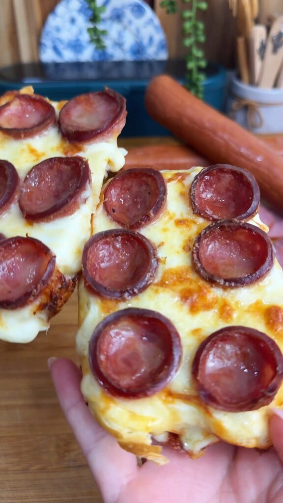 Pão Pizza de Calabresa